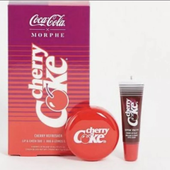 Morphe Other - NIB Morphe X Coca-Cola Cherry Coke Cherry Refresher Lip & Cheek Duo